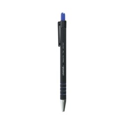 Essendant&nbsp;Universal Ballpoint Pen  Retractable  Fine 0 7 mm  Blue Ink  Blue Barrel  Dozen