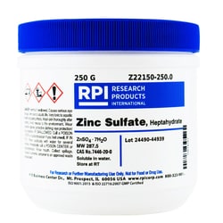 Research Products International Corp&nbsp;Zinc Sulfate Heptahydrate250G