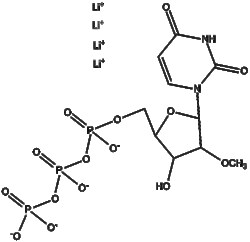 Apexbio Technology LLC&nbsp;2'-O-Methyl-UTP(Synonyms: 2'-OMe-UTP, 2'-O-Methyluridine-5'-triphosphate, 2'-Methoxyuridine-5'-triphosphate), 50ul (100 mM).