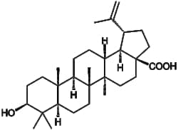 Apexbio Technology LLC&nbsp;Betulinic acid(Synonyms: Betulic acid, 3β-Hydroxy-lup-20(29)-en-28-oic acid, Lupatic acid, Betulonic acid), 500mg, CAS: 472-15-1.