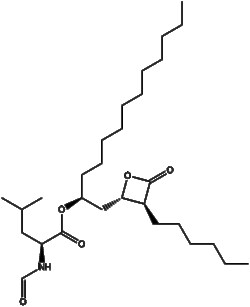 Apexbio Technology LLC&nbsp;Orlistat(Synonyms: Xenical, Alli, tetrahydrolipstatin, THL, Roche Xenical, lipase inhibitor, (-)-tetrahydrolipstatin), 10mM (in 1mL DMSO), CAS: 96829-58-2.