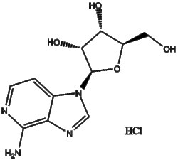 Apexbio Technology LLC&nbsp;3-Deazaadenosine hydrochloride(Synonyms: 3-Deazaadenosine HCl, C3-Deazaadenosine hydrochloride, 3-Deaza-adenosine hydrochloride), 5mg, CAS: 86583-19-9.