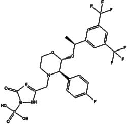 Apexbio Technology LLC&nbsp;Fosaprepitant(Synonyms: Fosaprepitant dimeglumine, Emend IV, L-758298, MK-0517, Fosaprepitant meglumine, Ivemend), 10mM (in 1mL DMSO), CAS: 172673-20-0.