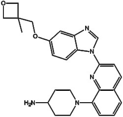 Apexbio Technology LLC Crenolanib (CP-868596)(Synonyms: CP-868596, Crenolanib
