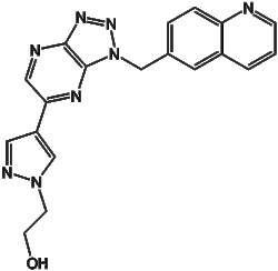 Apexbio Technology LLC&nbsp;PF-04217903(Synonyms: PF04217903, PF 04217903, PF-4217903, PF4217903, MET inhibitor PF-04217903), 10mM (in 1mL DMSO), CAS: 956905-27-4.