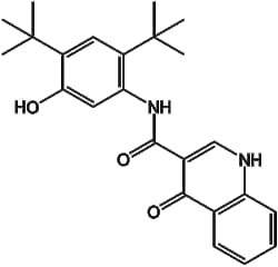 Apexbio Technology LLC&nbsp;Ivacaftor (VX-770)(Synonyms: Kalydeco, VX-770, Ivacaftor, CFTR Potentiator VX-770, Ivacaftor VX-770), 10mM (in 1mL DMSO), CAS: 873054-44-5.