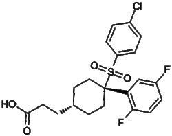 Apexbio Technology LLC&nbsp;MK-0752(Synonyms: MK0752, MK 0752, MK-752, MK752, Gamma-secretase inhibitor MK-0752), 5mg, CAS: 471905-41-6.