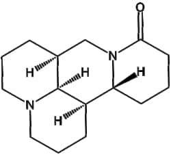 Apexbio Technology LLC&nbsp;Matrine(Synonyms: Sophocarpidine, Matridin, (-)-Matrine, α-Matrine, (−)-α-Matrine, L-Matrine, Kushenin), 10mM (in 1mL DMSO), CAS: 519-02-8.