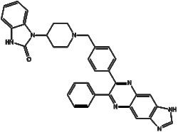 Apexbio Technology LLC&nbsp;AKT inhibitor VIII(Synonyms: AKTi-1/2, Akt Inhibitor VIII, AKTi VIII, Akt kinase inhibitor VIII, Isozyme-selective AKT inhibitor VIII), 25mg, CAS: 612847-09-3.