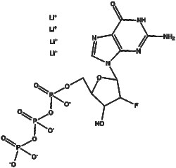 Apexbio Technology LLC 2'-F-dGTP(Synonyms: 2'-Fluoro-2'-deoxyguanosine-5'-triphosphate,
