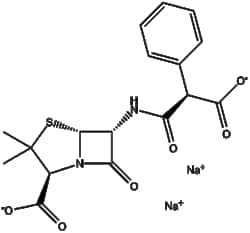 Apexbio Technology LLC&nbsp;Carbenicillin, Disodium Salt(Synonyms: Carbenicillin disodium, Disodium carbenicillin, Carbenicillin sodium salt), 10mM (in 1mL H2O), CAS: 4800-94-6.