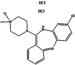 Apexbio Technology LLC&nbsp;Clozapine N-oxide(CNO) dihydrochloride(Synonyms: CNO dihydrochloride, Clozapine N-oxide hydrochloride,Clozapine N-oxide dihydrochloride), 25mg, CAS: 2250025-93-3.