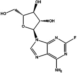 Apexbio Technology LLC&nbsp;Fludarabine(Synonyms: Fludarabine Phosphate, Fludara, Fludarabinum, 2-Fluoro-ara-AMP, 9H-Purin-6-amine), 200mg, CAS: 21679-14-1.