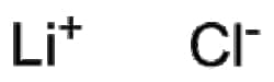 Apexbio Technology LLC&nbsp;LiCl(Synonyms: Lithium chloride, Lithium(I) chloride, Lithium monochloride, Lithium muriate, LiCl salt), 10mM (in 1mL H2O), CAS: 7447-41-8.