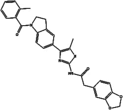 Apexbio Technology LLC&nbsp;ML385(Synonyms: ML-385, NRF2 inhibitor ML385, ML385 NRF2 inhibitor, ML385 inhibitor, NRF2-IN-1, NRF2-IN1), 200mg, CAS: 846557-71-9.