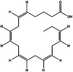 Apexbio Technology LLC&nbsp;Eicosapentaenoic Acid(Synonyms: EPA, Timnodonic acid, Icosapentaenoic acid, all-cis-5,8,11,14,17-Eicosapentaenoic acid), 100mg, CAS: 10417-94-4.