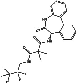 Apexbio Technology LLC&nbsp;RO4929097(Synonyms: RO-4929097, RO 4929097, Gamma-Secretase Inhibitor RO4929097, RO4929097 γ-secretase inhibitor), 10mM (in 1mL DMSO), CAS: 847925-91-1.