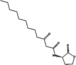 Apexbio Technology LLC&nbsp;N-3-oxo-dodecanoyl-L-Homoserine lactone(Synonyms: 3-Oxo-C12-HSL, N-(3-Oxododecanoyl)-L-homoserine lactone, OdDHL, 3-Oxododecanoyl homoserine lactone), 5mg, CAS: 168982-69-2.