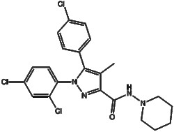 Apexbio Technology LLC Rimonabant 168273-06-1 10mM (in 1mL DMSO)