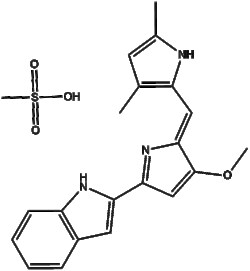 Apexbio Technology LLC&nbsp;Obatoclax mesylate (GX15-070) 803712-79-0 50mg