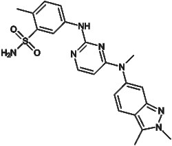 Apexbio Technology LLC Pazopanib (GW-786034) 444731-52-6 10mM (in 1mL DMSO)