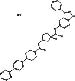 Apexbio Technology LLC&nbsp;SCH772984 HCl 942183-80-4 (free base) 10mM (in 1mL DMSO)