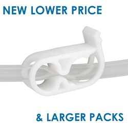 Chemglass Life Sciences Tube Clamp, Flow Control, 12 Position, 0.45