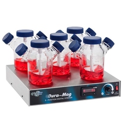 Chemglass Life Sciences Stirrer, Magnetic, Five Position, Dura-Mag, 230V,