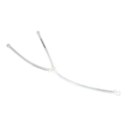 Chemglass Life Sciences&nbsp;Y Connector with Male Luer Lock, L/S Platinum Cured Silicone Pump Tubing, 1/8