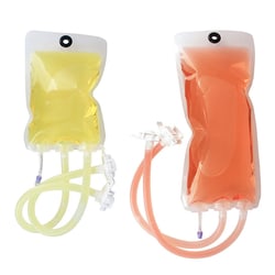 Chemglass Life Sciences&nbsp;2D Bag, 2L, 3 Port, (1) 1/8