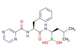 eMolecules​&nbsp;179324-69-7 | Bortezomib | Ambeed | MFCD09056737 | 384.240 | C19H25BN4O4 | 98.000 | CC(C)C[C@H](NC(=O)[C@H](Cc1ccccc1)NC(=O)c1cnccn1)B(O)O | 100mg | 532091708