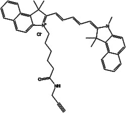 Apexbio Technology LLC Cy5.5 alkyne (non-sulfonated) 25mg, Quantity: Pack