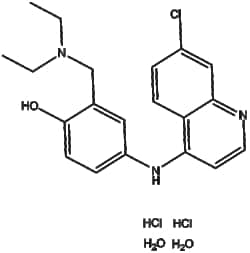 Apexbio Technology LLC&nbsp;Amodiaquine dihydrochloride dihydrate 6398-98-7 500mg