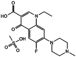 Apexbio Technology LLC&nbsp;Pefloxacin Mesylate 70458-95-6 10mM (in 1mL DMSO)