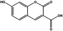 Apexbio Technology LLC 3-Carboxy-7-Hydroxycoumarin 779-27-1 100mg