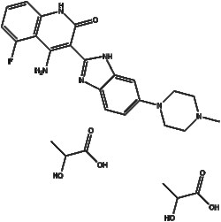 Apexbio Technology LLC&nbsp;Dovitinib Dilactic acid 852433-84-2 5mg
