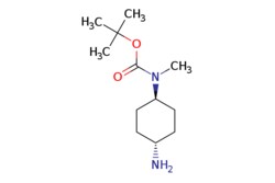eMolecules​&nbsp;566172-79-0 | tert-Butyl trans-(4-aminocyclohexyl)(methyl)carbamate | Ambeed | MFCD16039438 | 228.336 | C12H24N2O2 | 98.000 | CN([C@H]1CC[C@H](N)CC1)C(=O)OC(C)(C)C | 250mg | 781198513