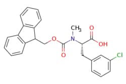 eMolecules​&nbsp;ChemScene  (S)-2-((((9H-Fluoren-9-yl)methoxy)carbonyl)(methyl)amino)-3-(3-chlorophenyl)propanoic acid  250mg  746310103  CS-0096675  0 000  1446478-28-9    435 900  C25H22ClNO4