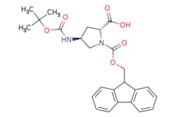 eMolecules​&nbsp;1820570-42-0 | (2R,4S)-1-(((9H-Fluoren-9-yl)methoxy)carbonyl)-4-((tert-butoxycarbonyl)amino)pyrrolidine-2-carboxylic acid | ChemScene | MFCD12755471 | 452.507 | C25H28N2O6 | 97.000 | CC(C)(C)OC(=O)N[C@H]1C[C@@H](N(C1)C(=O)OCC1c2ccccc2-c2ccccc12)C(O)=O | 100mg | 714285334