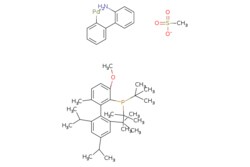 eMolecules​&nbsp;2009020-38-4 | Rockphos Pd G3 | Combi-Blocks, Inc.838.440 | C44H62NO4PPdS | 95.000 | CS([O-])(=O)=O.Nc1ccccc1-c1ccccc1[Pd+].COc1ccc(C)c(c1P(C(C)(C)C)C(C)(C)C)-c1c(cc(cc1C(C)C)C(C)C)C(C)C | 250mg | 726031658