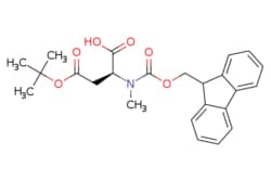 eMolecules​&nbsp;Pharmablock  (2S)-4-tert-butoxy-2-[9H-fluoren-9-ylmethoxycarbonyl(methyl)amino]-4-oxo-butanoic acid  250mg  716996093  PBWZ102  0 000  152548-66-8  MFCD00237027  425 481  C24H27NO6