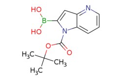 eMolecules​&nbsp;1373273-46-1 | {1-[(tert-Butoxy)carbonyl]pyrrolo[3,2-b]pyridin-2-yl}boronic acid | Combi-Blocks, Inc. | MFCD30182376 | 262.070 | C12H15BN2O4 | 98.000 | CC(C)(C)OC(=O)n1c(cc2ncccc12)B(O)O | 250mg | 848836681