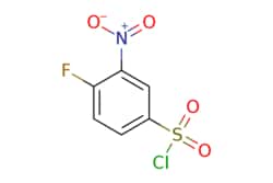 eMolecules​&nbsp;6668-56-0 | 4-Fluoro-3-nitrobenzenesulfonyl Chloride | Synthonix | MFCD06342770 | 239.600 | C6H3ClFNO4S | 97.000 | [O-][N+](=O)c1cc(ccc1F)S(Cl)(=O)=O | 250mg | 649429988