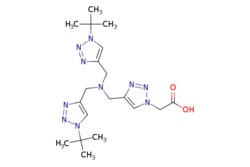 eMolecules​&nbsp;1334179-85-9 | 2-(4-((Bis((1-(tert-butyl)-1H-1,2,3-triazol-4-yl)methyl)amino)methyl)-1H-1,2,3-triazol-1-yl)acetic acid | Combi-Blocks, Inc. | MFCD29918287 | 430.517 | C19H30N10O2 | 98.000 | CC(C)(C)n1cc(CN(Cc2cn(CC(O)=O)nn2)Cc2cn(nn2)C(C)(C)C)nn1 | 250mg | 794202107