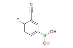 eMolecules​&nbsp;214210-21-6 | 3-Cyano-4-fluorophenylboronic acid | Oakwood Chemical | MFCD03095130 | 164.930 | C7H5BFNO2 | 0.000 | OB(O)c1ccc(F)c(c1)C#N | 250mg | 537679683