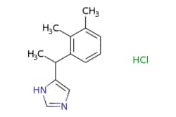 eMolecules​&nbsp;86347-15-1 | Medetomidine Hydrochloride | Key Organics/BIONET236.740 | C13H17ClN2 | 99.000 | Cl.CC(c1cnc[nH]1)c1cccc(C)c1C | 8mg | 564356417