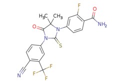 eMolecules​&nbsp;1242137-16-1 | N-desmethyl Enzalutamide | Target Molecule | MFCD24386671 | 450.410 | C20H14F4N4O2S | 0.000 | CC1(C)N(C(=S)N(C1=O)c1ccc(C#N)c(c1)C(F)(F)F)c1ccc(C(N)=O)c(F)c1 | 10mg | 599155425