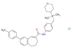 eMolecules​&nbsp;229005-80-5 | TAK-779 | Target Molecule  | MFCD05662319 | 531.140 | C33H39ClN2O2 | 0.000 | [Cl-].Cc1ccc(cc1)-c1ccc2CCCC(=Cc2c1)C(=O)Nc1ccc(C[N+](C)(C)C2CCOCC2)cc1 | 25mg | 517682757