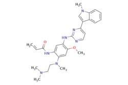 eMolecules​&nbsp;1421373-65-0 | Osimertinib | Ambeed | MFCD27988062 | 499.619 | C28H33N7O2 | 98.000 | COc1cc(N(C)CCN(C)C)c(NC(=O)C=C)cc1Nc1nccc(n1)-c1cn(C)c2ccccc12 | 5mg | 534566771