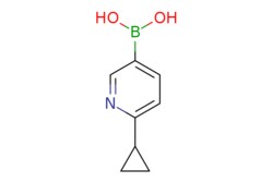 eMolecules​&nbsp;1253055-87-6 | (6-Cyclopropylpyridin-3-yl)boronic acid | Ambeed | MFCD18255555 | 162.980 | C8H10BNO2 | 97.000 | OB(O)c1ccc(nc1)C1CC1 | 250mg | 490528686